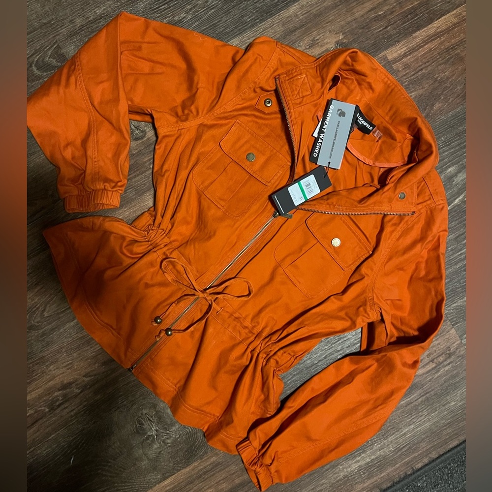 Karl Lagerfeld Utility Jacket 🍁🎃🧡 - Picture 4 of 6